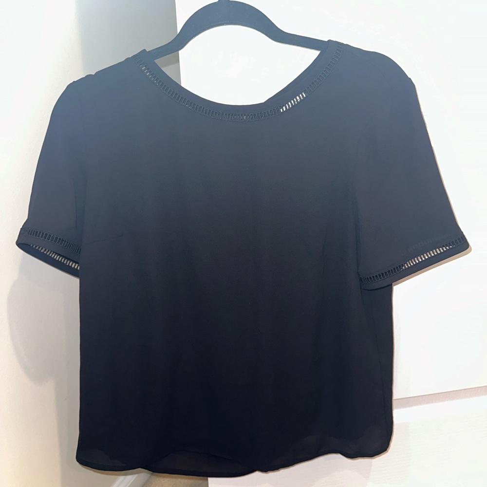 J. Crew Black Blouse